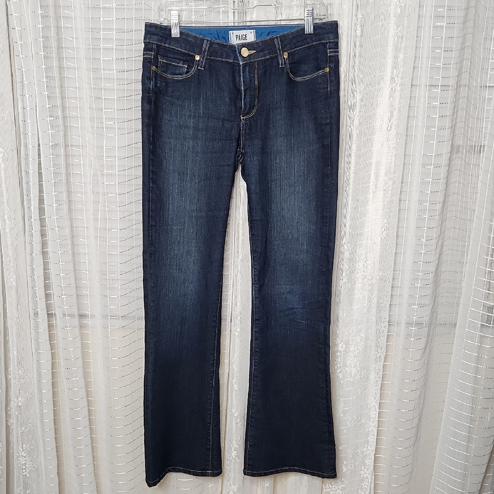 PAIGE Dark Wash Denim Skyline Boot Cut Jeans Sz30